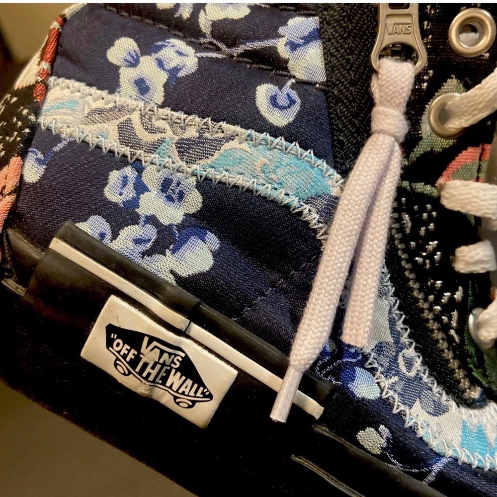 Vans Sk8-Hi Reissue Cap Florals Sneakers Women’s 9/Men’s 7.5 RARE - Picture 11 of 16